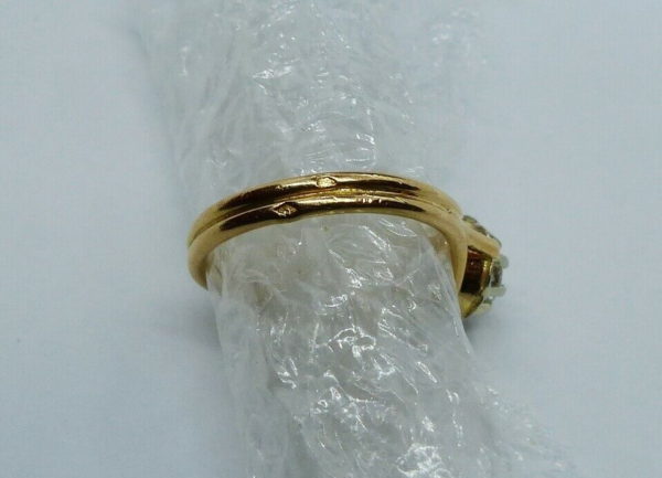 BAGUE-OR-Jaune-Solitaire-DIAMANT-taille-Brillant-39-gr-Taille-moderne-283668699082-11