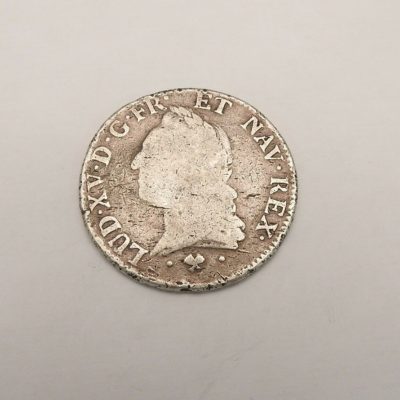 ECU "a la vieille tete" - Louis XV - 1773 L - ARGENT 917°/°° XVIII°. Bayonne. TB – Image 4
