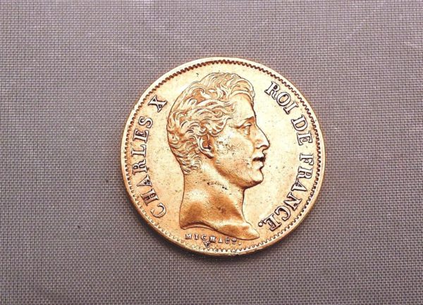 Pice-OR-40-Francs-CHARLES-X-1830-A-TTBSUP-MICHAUT-Monnaie-OR-XIX-273254699602-5