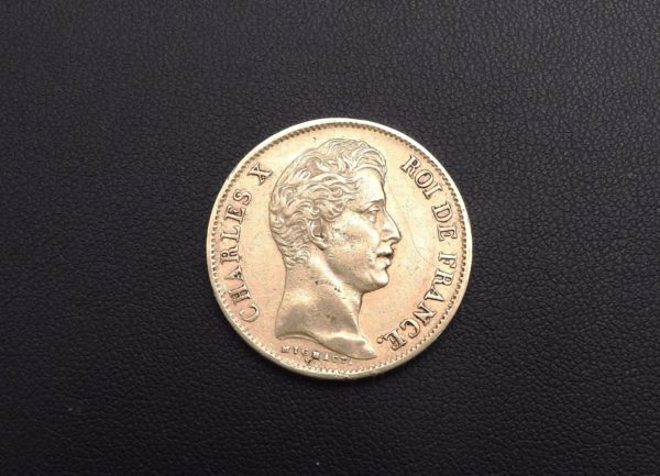 Pice-OR-40-Francs-CHARLES-X-1830-A-TTBSUP-MICHAUT-Monnaie-OR-XIX-273254699602-6