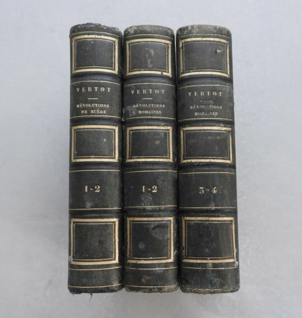 Révolutions de SUEDE. Révolutions ROMAINES. 1830. VERTOT. 3 Volumes. 736 Pages – Image 3