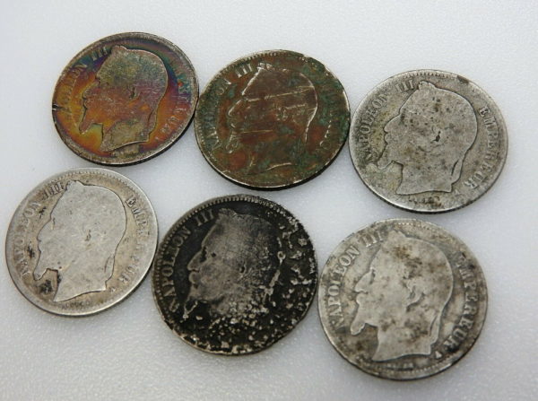 6-Pieces-de-1-Franc-NAPOLEON-III-1866-1869-ARGENT-835-278g-Graveur-Barre-274491388713-3