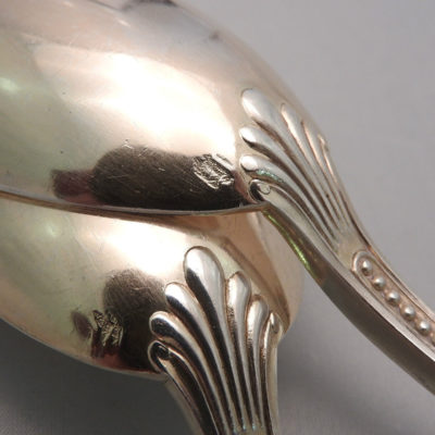 Couvert à SALADE. Argent Massif. 221G. Poinçon MINERVE. Art de la table, Cuisine – Image 11