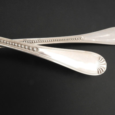 Couvert à SALADE. Argent Massif. 221G. Poinçon MINERVE. Art de la table, Cuisine – Image 5