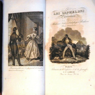 Les Orphelins PIEMONTAIS. Ernest Bourdin. 30x22x2cm; 306 Pages – Image 3
