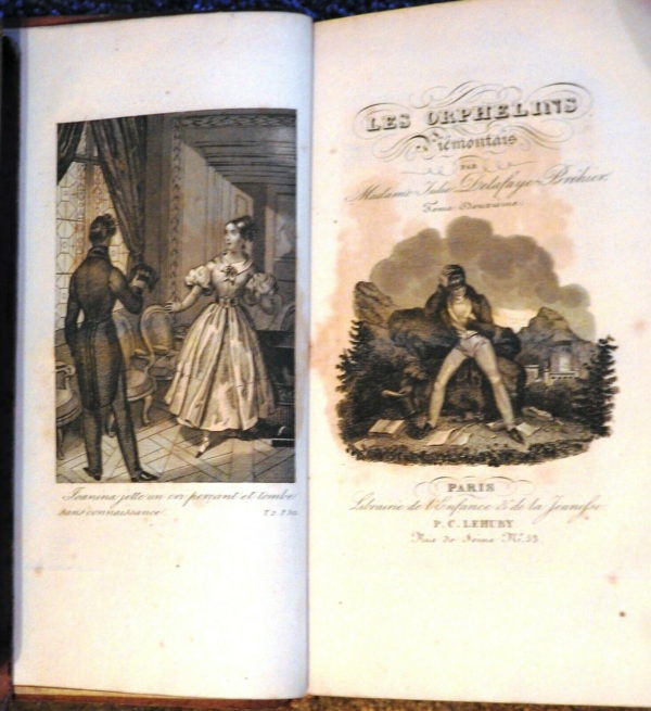 Les Orphelins PIEMONTAIS. Ernest Bourdin. 30x22x2cm; 306 Pages – Image 3