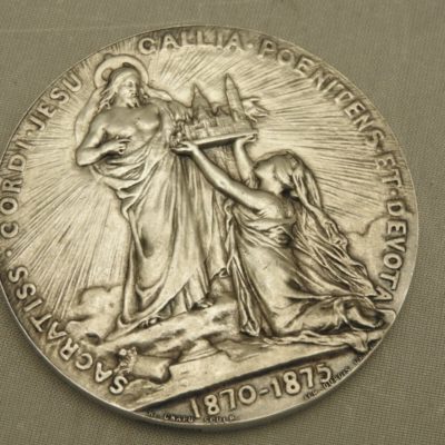 Médaille ARGENT. 66,5gr. Inauguration de la Basilique du voeu à MONTMARTRE. 1891 – Image 8