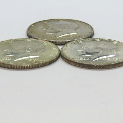 USA 3x 1/2 $ US. ARGENT 400°/°°. 1966,67 & 69d. 3x11,3g. Kennedy Half Dollar TTB – Image 12