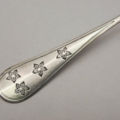Saupoudreuse. Fin XIX°. ARGENT. 45gr. Minerve. Mo: BC. – Image 11