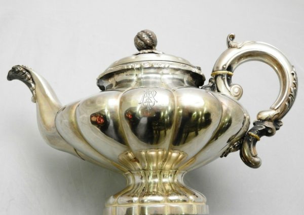 Thire-Argent-Massif-Poinon-MINERVE-837-gr-MOeuvre-HB-Chiffr-MP-273810668834