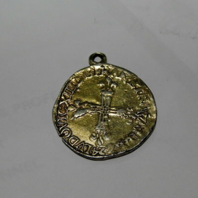 1/4 ECU "frappé au marteau" - Louis XIII - 1624. 9 : Rennes. ARGENT 916°/°° . TB – Image 3