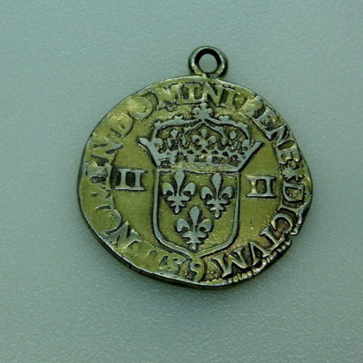 1/4 ECU "frappé au marteau" - Louis XIII - 1624. 9 : Rennes. ARGENT 916°/°° . TB – Image 5