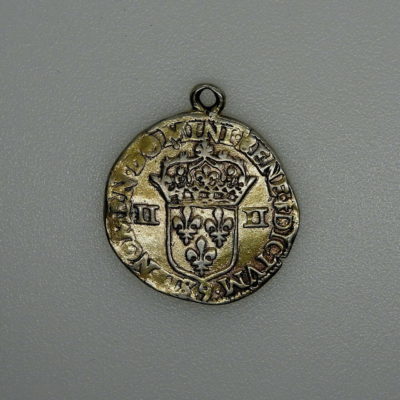 1/4 ECU "frappé au marteau" - Louis XIII - 1624. 9 : Rennes. ARGENT 916°/°° . TB – Image 6