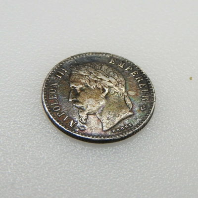 50 Centimes 1866 A. NAPOLEON III. ARGENT 835°/°°. 25,2 Grammes. Graveur: Barre – Image 3