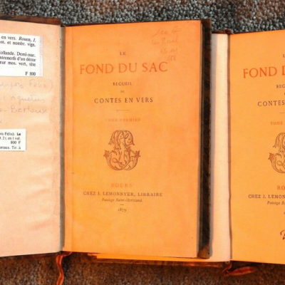 LE FOND DU SAC. Recueil de contes en vers. 1879. François Félix NOGARET. – Image 5