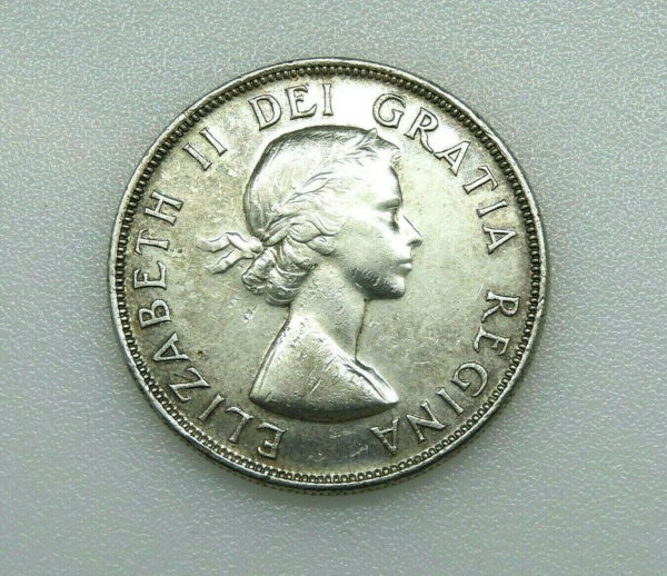 Monnaie-ARGENT-CANADA-1-Dollar-1953-2320-gr-Silver-Coin-ELISABETH-II-TB-274479699095-2