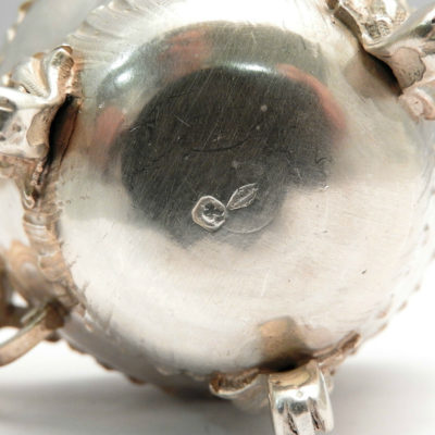 Salière Poivrière. Argent Massif. 88,80gr. Poinçon MINERVE. CHEVRON. Fin XIX° – Image 4