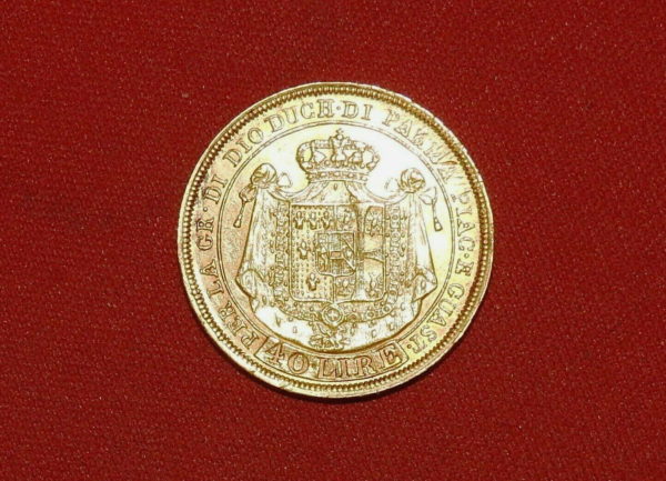40-LIRE-OR-900-ITALIE-1815-PARMA-Duchesse-de-Parme-1285-gr-274195077526-3