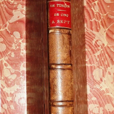 DE CINQ A SEPT. Julien Berr De Turique. CALMANN LEVY Editeur. 1894. 253 Pages – Image 3