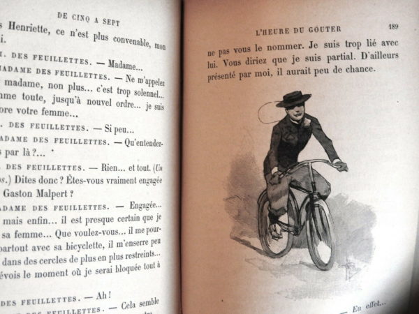 DE CINQ A SEPT. Julien Berr De Turique. CALMANN LEVY Editeur. 1894. 253 Pages – Image 8