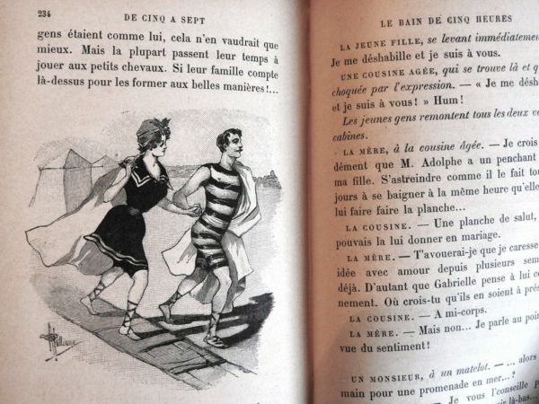 DE CINQ A SEPT. Julien Berr De Turique. CALMANN LEVY Editeur. 1894. 253 Pages – Image 9