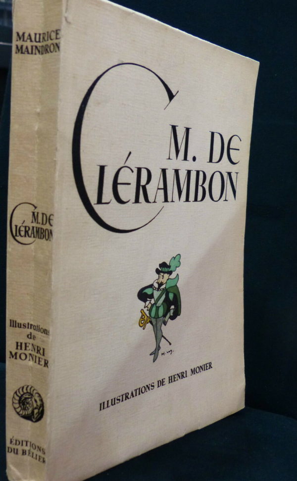 Maurice-Maindron-M-DE-CLERAMBON-Illustrateur-Henri-MONIER-Edition-du-Belier-273917350206-2