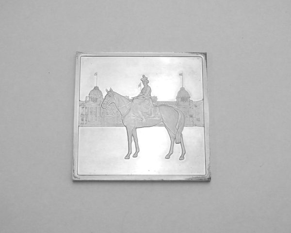 Mdaille-ARGENT-118gr-Silver-Jubilee-Queen-Elisabeth-II-1977-Reine-CHEVAL-282953885026-2