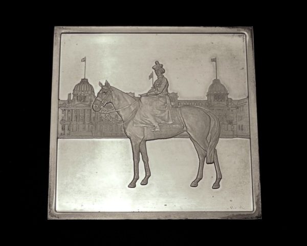 Mdaille-ARGENT-118gr-Silver-Jubilee-Queen-Elisabeth-II-1977-Reine-CHEVAL-282953885026-6