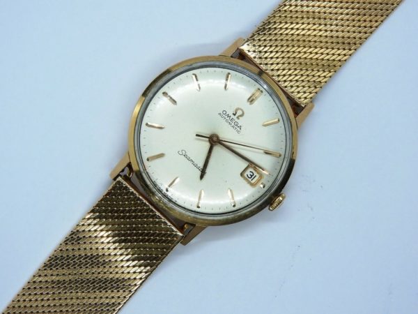 Montre-OMEGA-SEAMASTER-Mouvement-Automatique-Bracelet-montre-OR-Or-750-283495066196-7