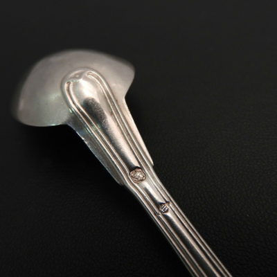 7 Cuillères à Café ou à Thé. Argent Massif. MINERVE. 147,7g. Argenterie "FILET" – Image 7
