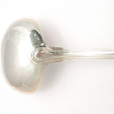 LOUCHE ARGENT MASSIF - 245,8 gr - Modèle Filet Violonné - Poinçon MINERVE – Image 11