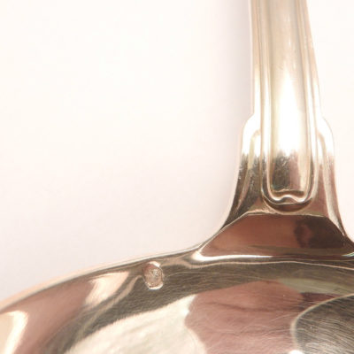 LOUCHE ARGENT MASSIF - 245,8 gr - Modèle Filet Violonné - Poinçon MINERVE – Image 3