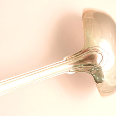LOUCHE ARGENT MASSIF - 245,8 gr - Modèle Filet Violonné - Poinçon MINERVE – Image 7