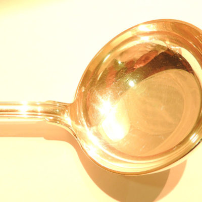 LOUCHE ARGENT MASSIF - 245,8 gr - Modèle Filet Violonné - Poinçon MINERVE – Image 8