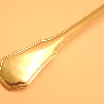 LOUCHE ARGENT MASSIF - 245,8 gr - Modèle Filet Violonné - Poinçon MINERVE – Image 9