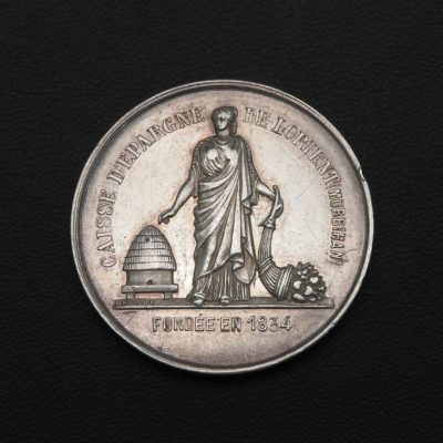 Médaille ARGENT. 12,9 gr. Caisse d'Epargne de LORIENT. Fondée en 1834. Morbihan – Image 5