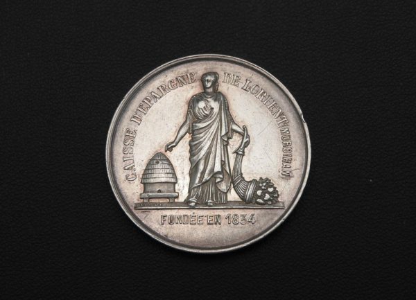 Médaille ARGENT. 12,9 gr. Caisse d'Epargne de LORIENT. Fondée en 1834. Morbihan – Image 5