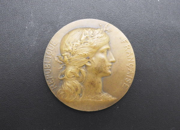 Medaille-BRONZE-575gr-Cadeau-du-Depute-LE-PEVEDIC-Graveur-Daniel-DUPUY-283538594737-4
