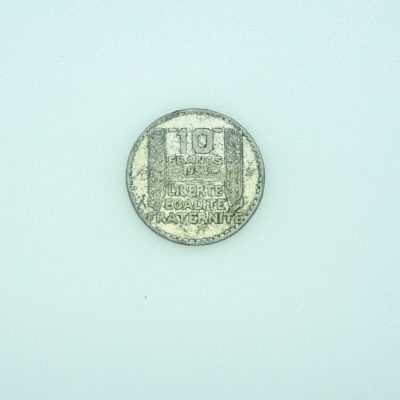10 FR ARGENT 1934 - TURIN - Fausse monnaie d'époque - Vraie fausse pièce – Image 4