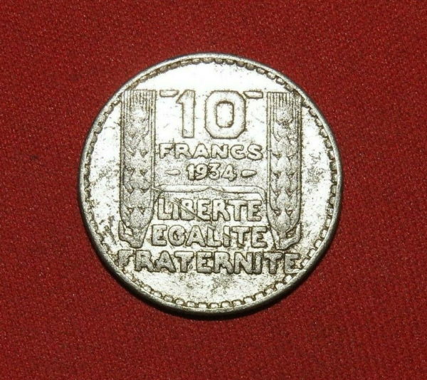 10-FR-ARGENT-1934-TURIN-Fausse-monnaie-depoque-Vraie-fausse-piece-274170017378