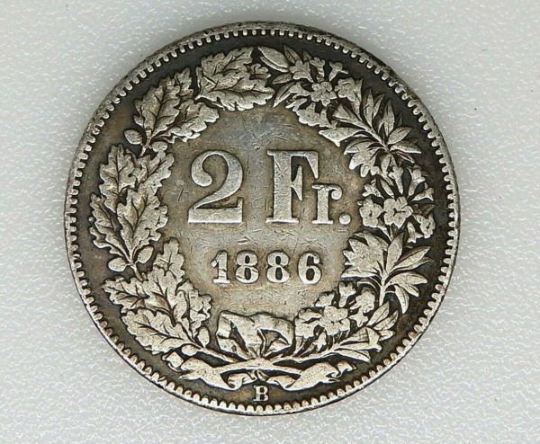 2-Francs-SUISSE-ARGENT-835-1886-B-Poids-96-Grammes-ABOVY-284008391698