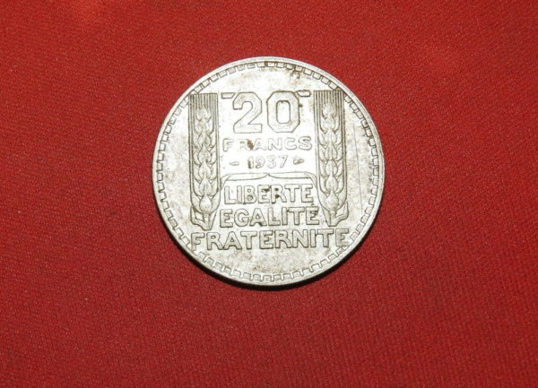 20-Francs-Turin-ARGENT-680-1937-Poids-20-Grammes-283725235418-3