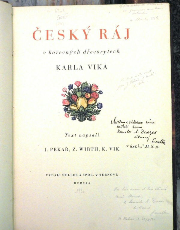 CESKY-RAJ-Karla-VIKA-1930-Voyage-en-Tchecoslovaquie-120-pages-Dedicace-274591454808-2