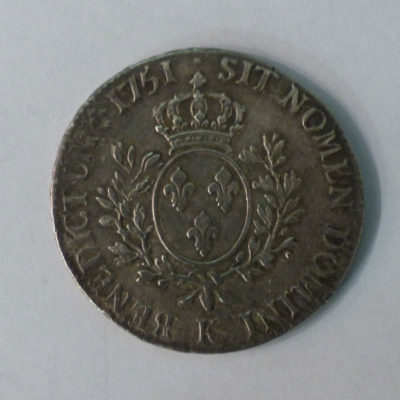 ECU au Bandeau - Louis XV - 1751 K - Bordeaux - 6 livres- ARGENT 917°/°°- XVIII° – Image 13