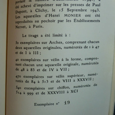 Maurice MAINDRON. SAINT CENDRE. Illustr: Henri MONIER. Edition du Bélier. 1943 – Image 8