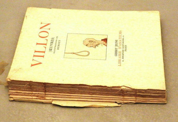 VILLON-Illustre-par-DUBOUT-1934-Gibert-Jeune-Numerote-125157p-Velin-de-Navarre-284100364628