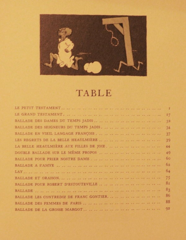 VILLON-Illustre-par-DUBOUT-1934-Gibert-Jeune-Numerote-125157p-Velin-de-Navarre-284100364628-8