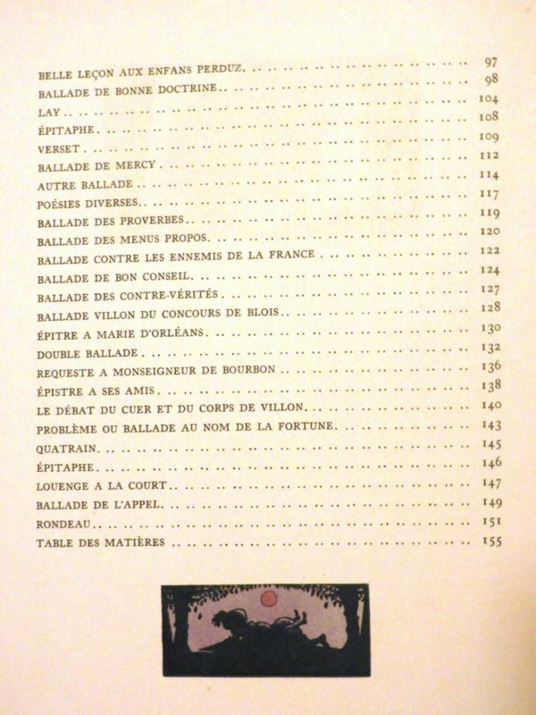 VILLON-Illustre-par-DUBOUT-1934-Gibert-Jeune-Numerote-125157p-Velin-de-Navarre-284100364628-9