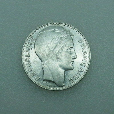 10 Francs Turin. ARGENT 680°/°°  - 1939 - TTB - Poids 10 Grammes – Image 3