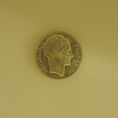 10 Francs Turin. ARGENT 680°/°°  - 1939 - TTB - Poids 10 Grammes – Image 4